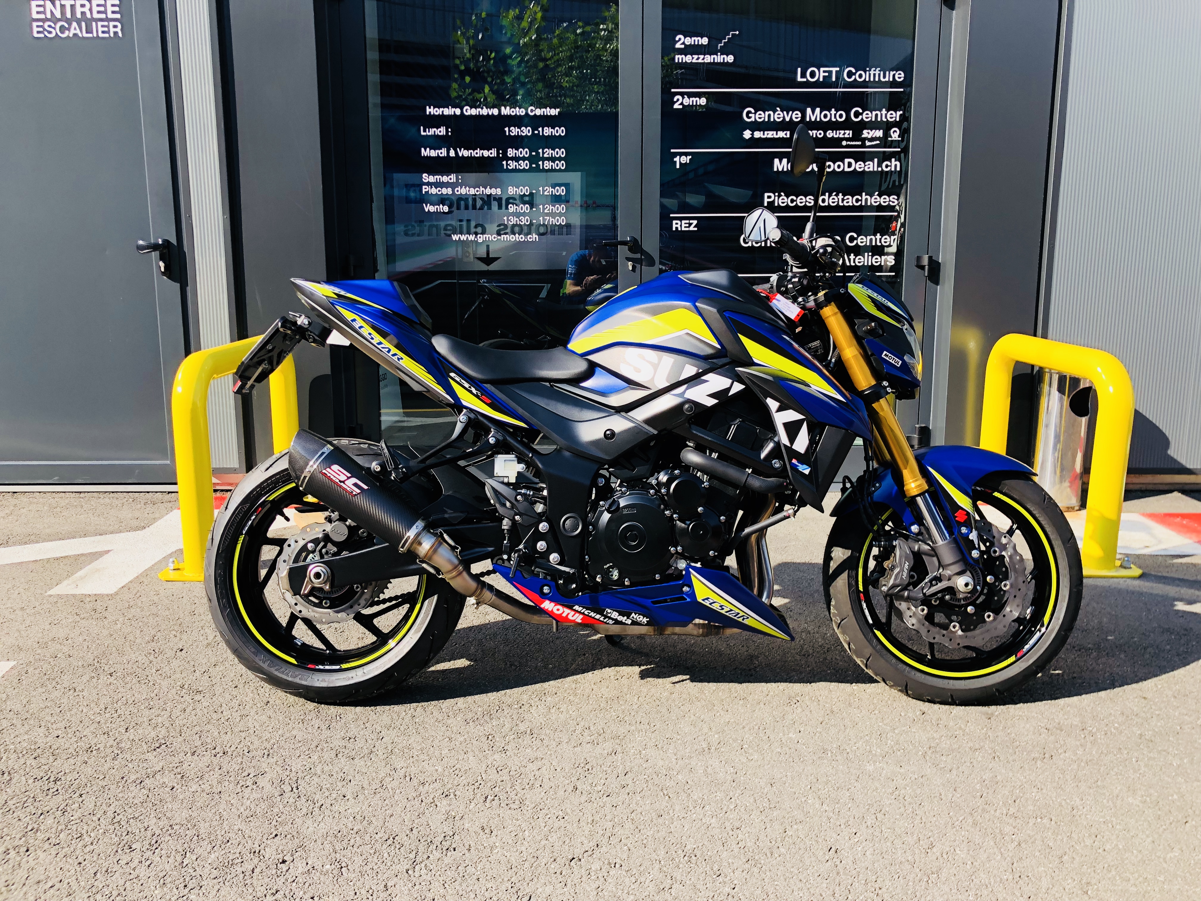 Suzuki GSXS 750 L8 Bleu Matt Spécial Editions Genève