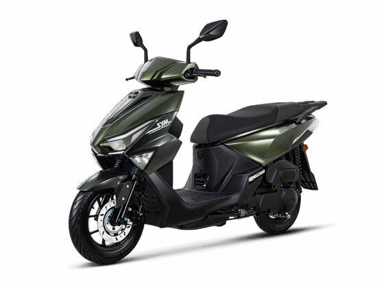 scooter Sym ECHS 125 vert boutille