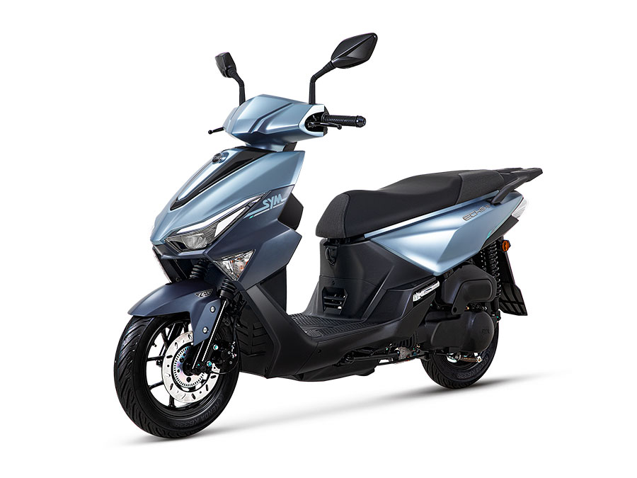 scooter Sym ECHS 125 bleu métal